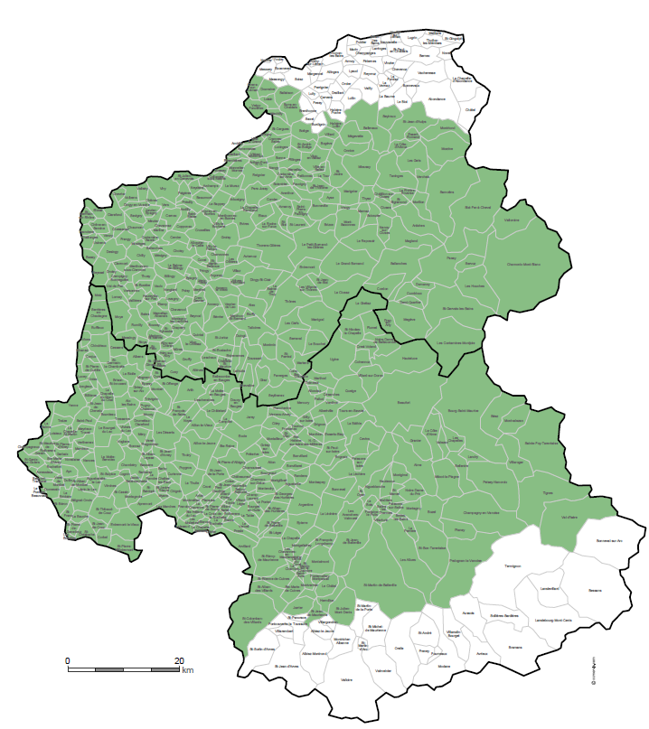 Carte zonage 04/10